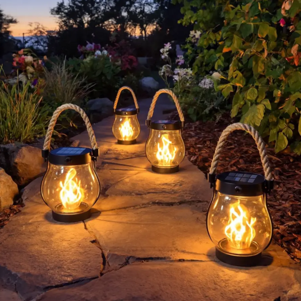 Rechargeable Auto-Sensor Lantern Halloween Outdoor Decoration