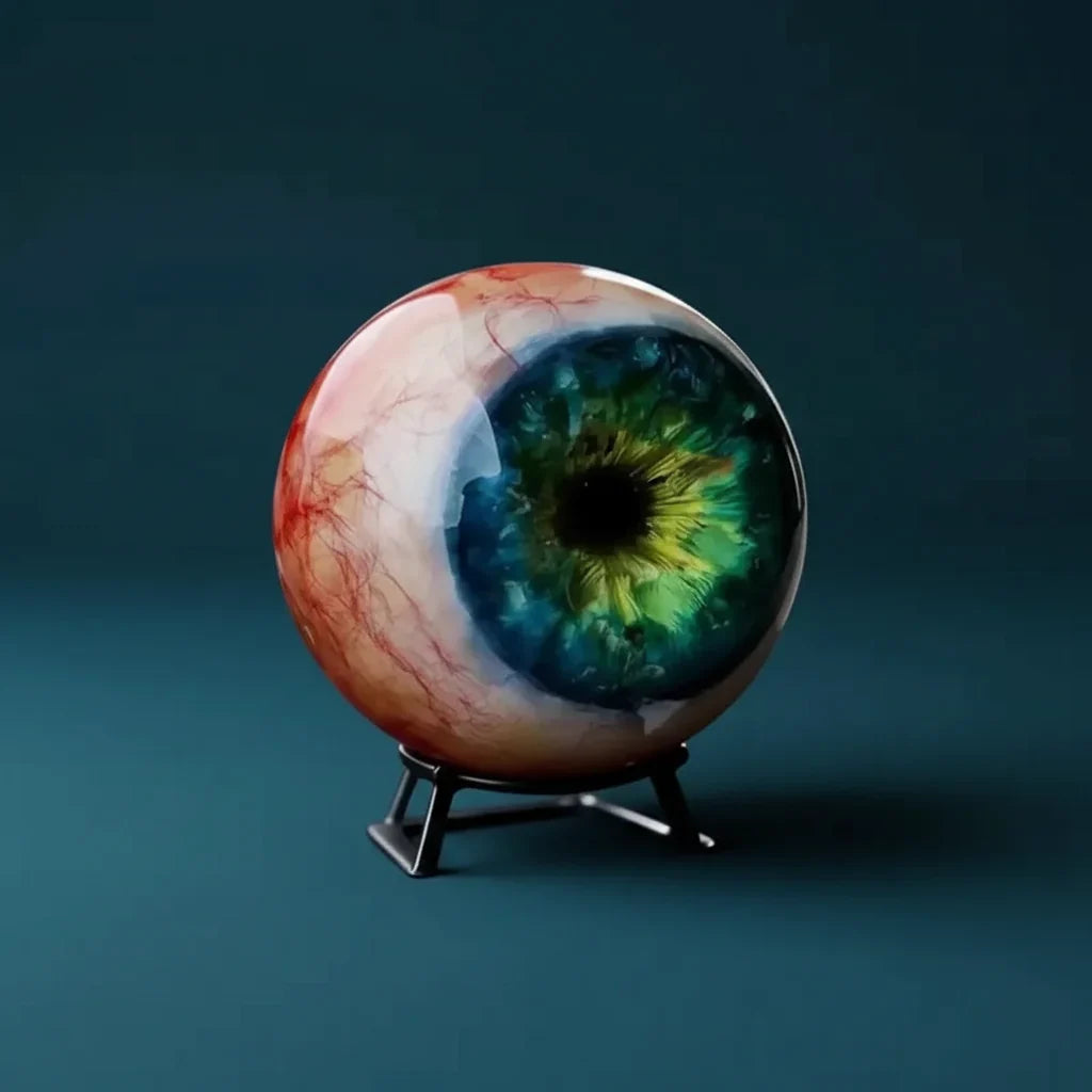 Decorazione d'accento con occhio di mostro realistico per interni a tema Halloween