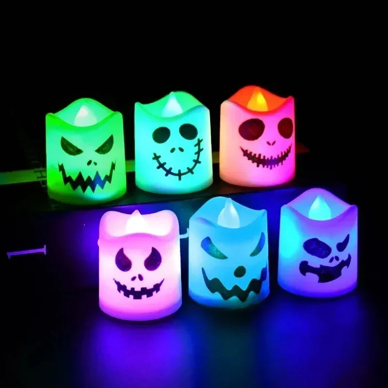Color-Changing LED Candles Set Halloween Decoration