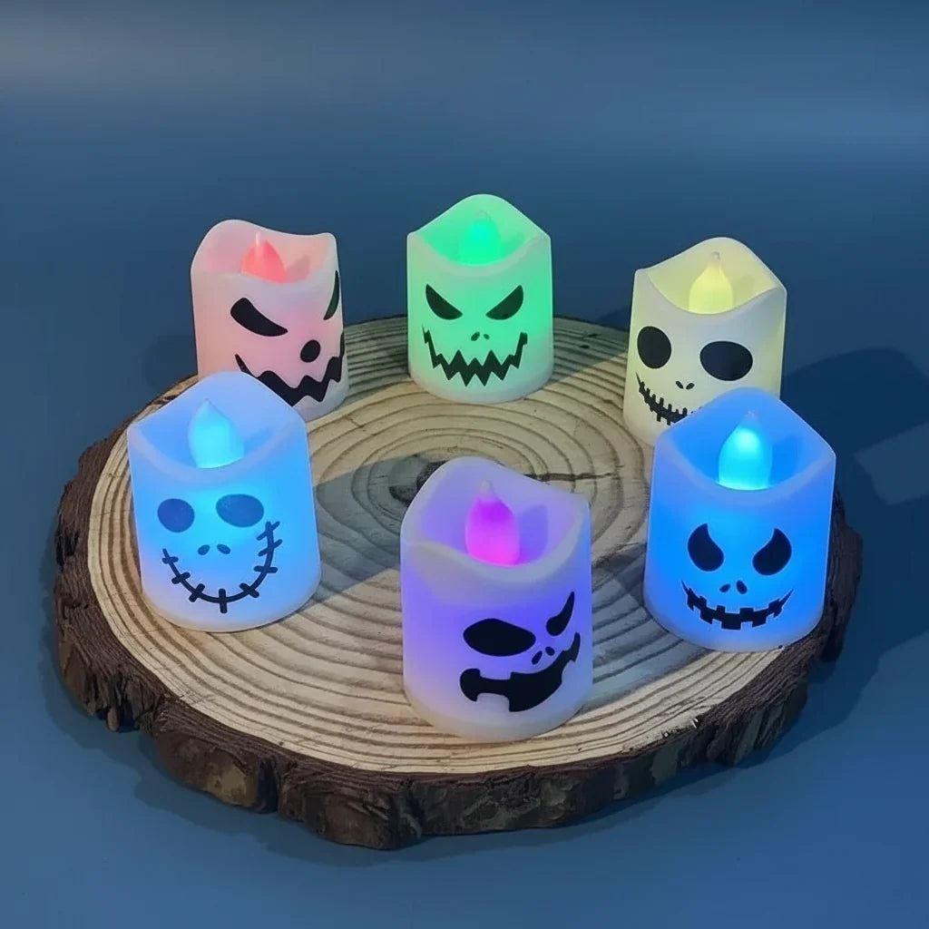 Color-Changing LED Candles Set Halloween Decoration