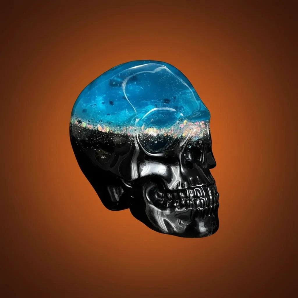3D Skull Silicone Mold Set Halloween Craft Decoration