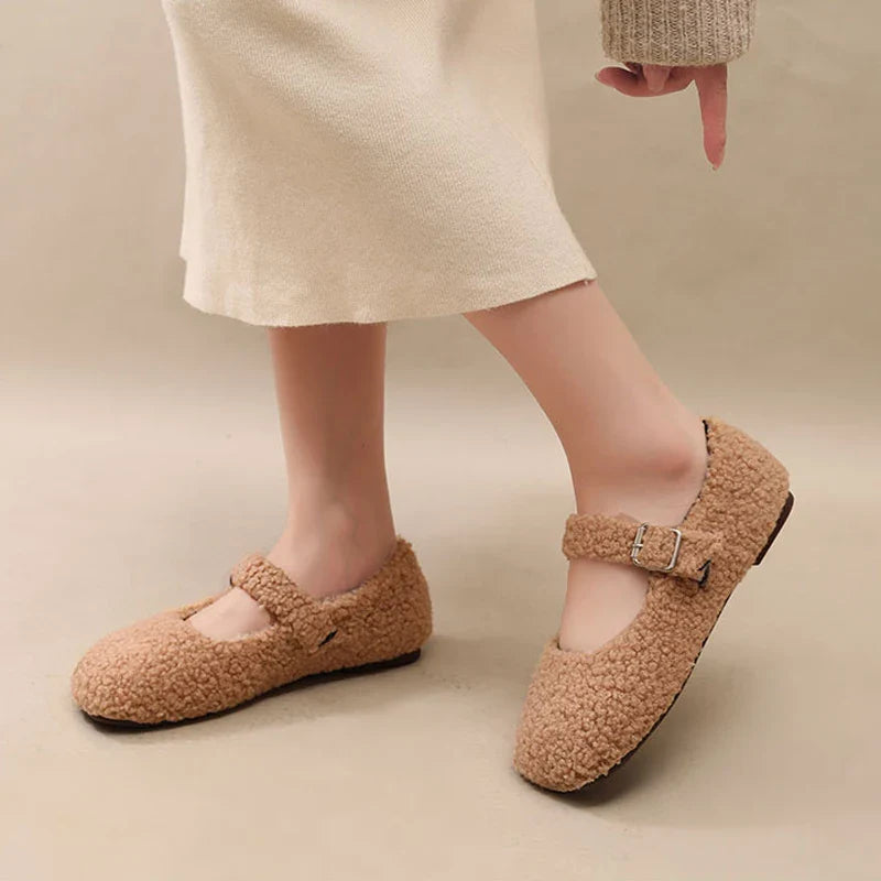 Zapatos Mary Jane de mujer de cuero