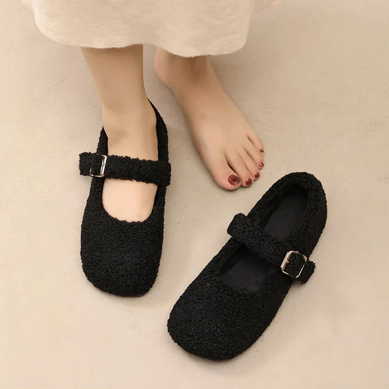 Zapatos Mary Jane de mujer de cuero