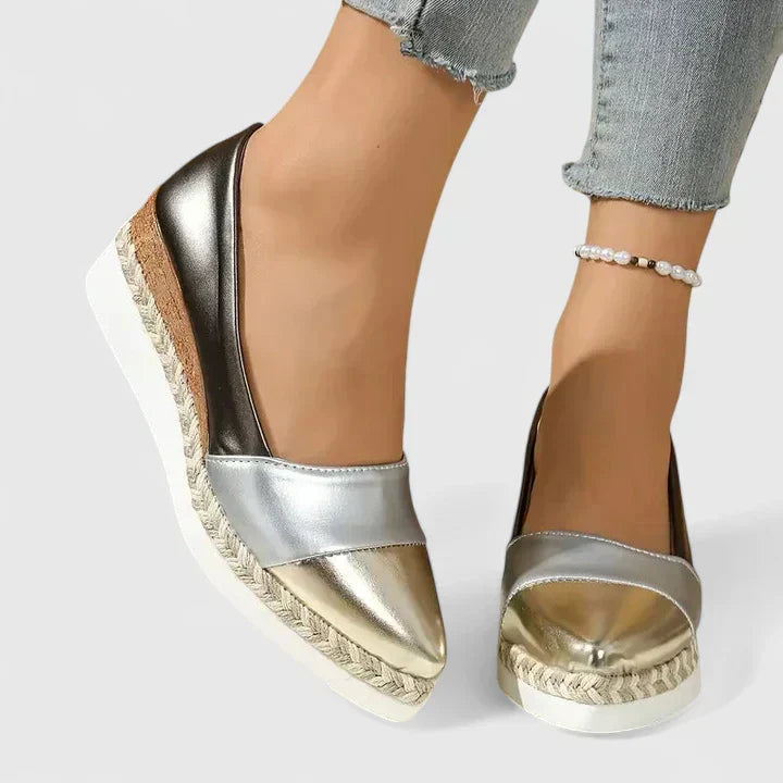 Mocasines para mujer con soporte ortopédico