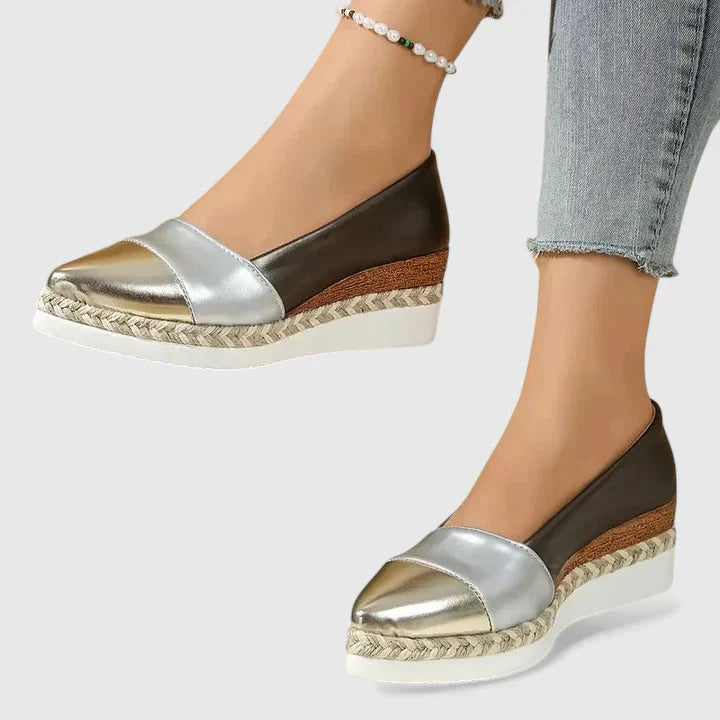 Mocasines para mujer con soporte ortopédico