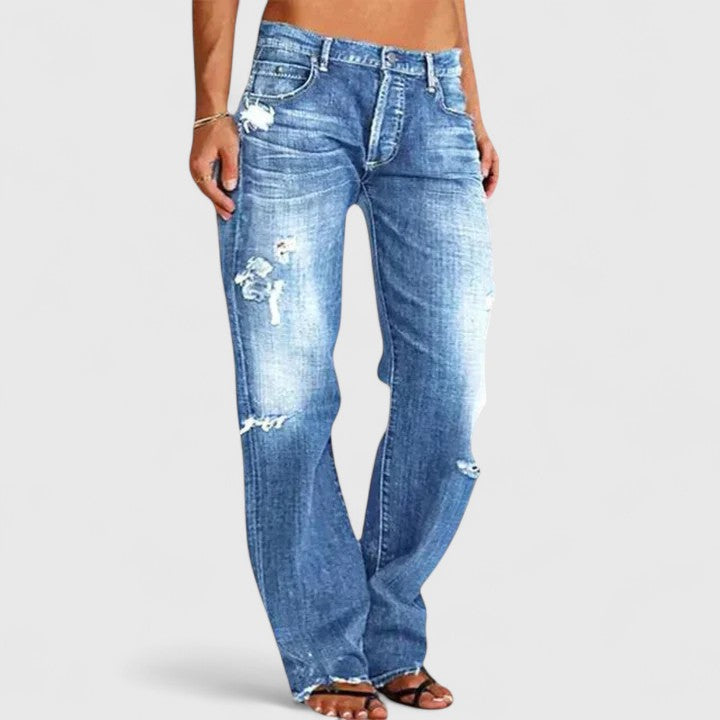 Women's Wide-Leg Pants Denim