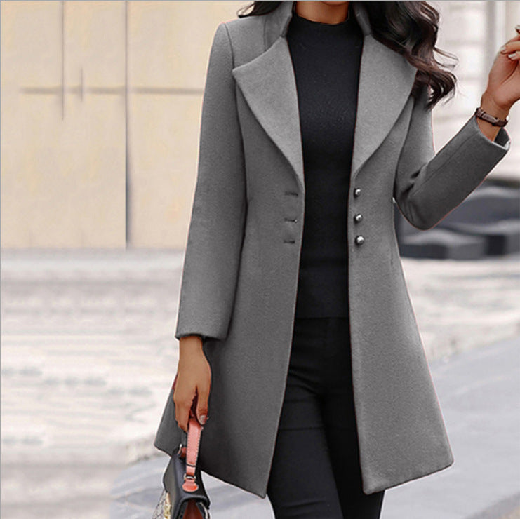 Women's Premium Tailored Coat Italian Craftsmanship