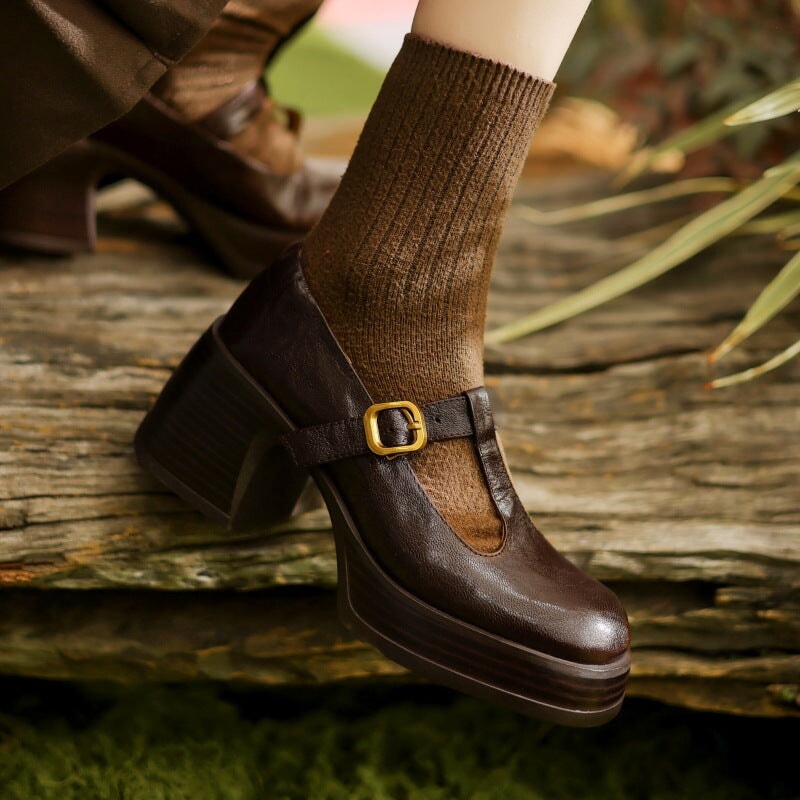 Women's Mary Janes Leather
