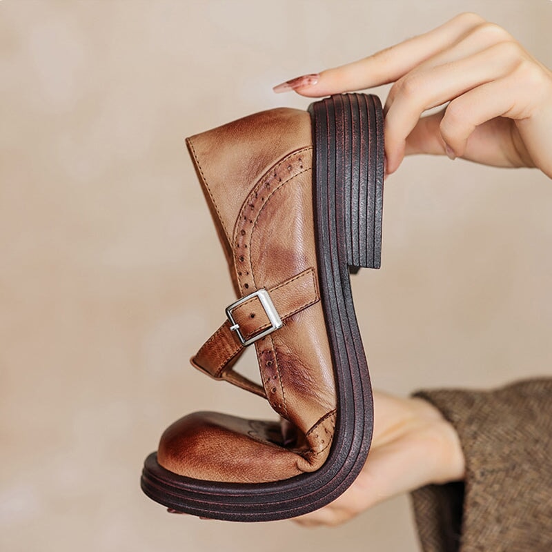 Women's Mary Janes Leather