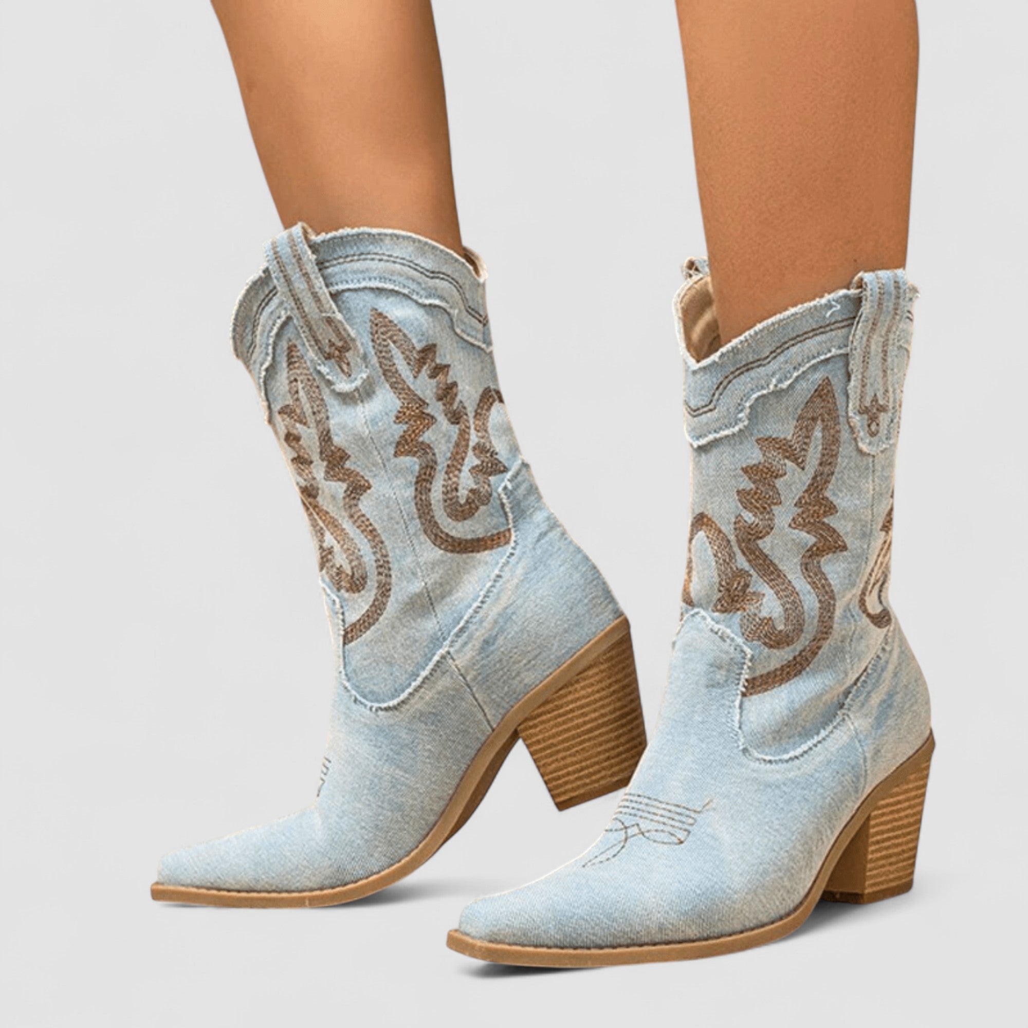 Women's Ankle Boots Denim orthopedic support