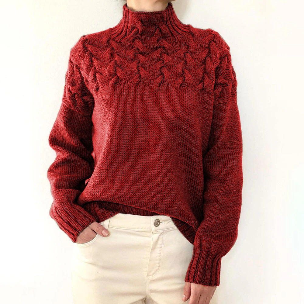 Pull femme à nouer devant