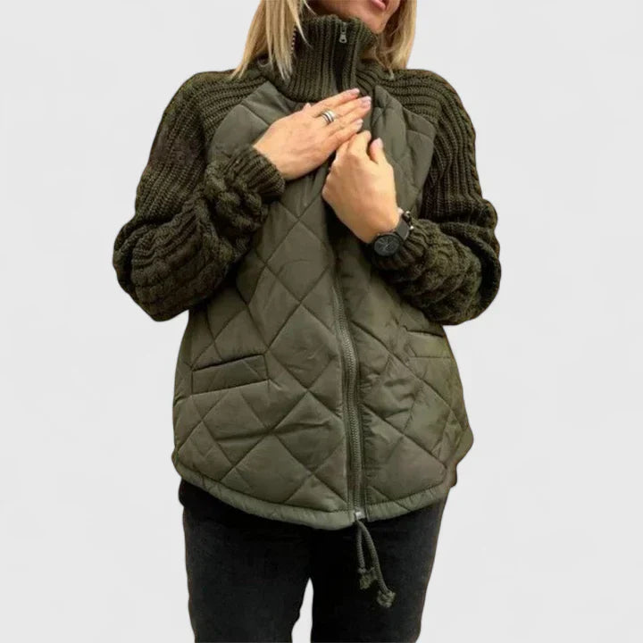 Ensemble blazer femme avec poches latérales