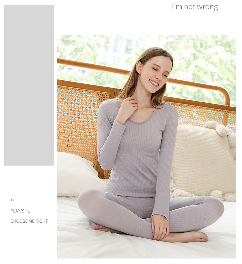 Conjunto de ropa interior térmica para mujer con efecto moldeador
