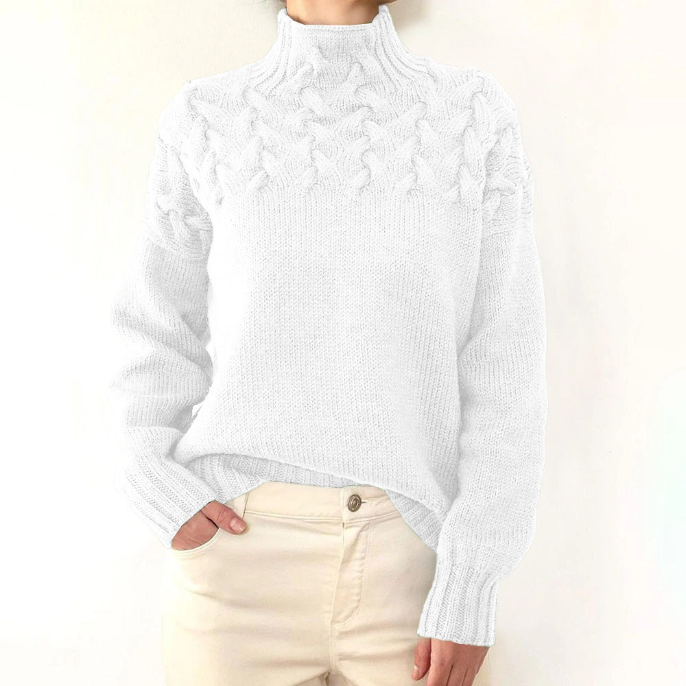 Pull femme à nouer devant