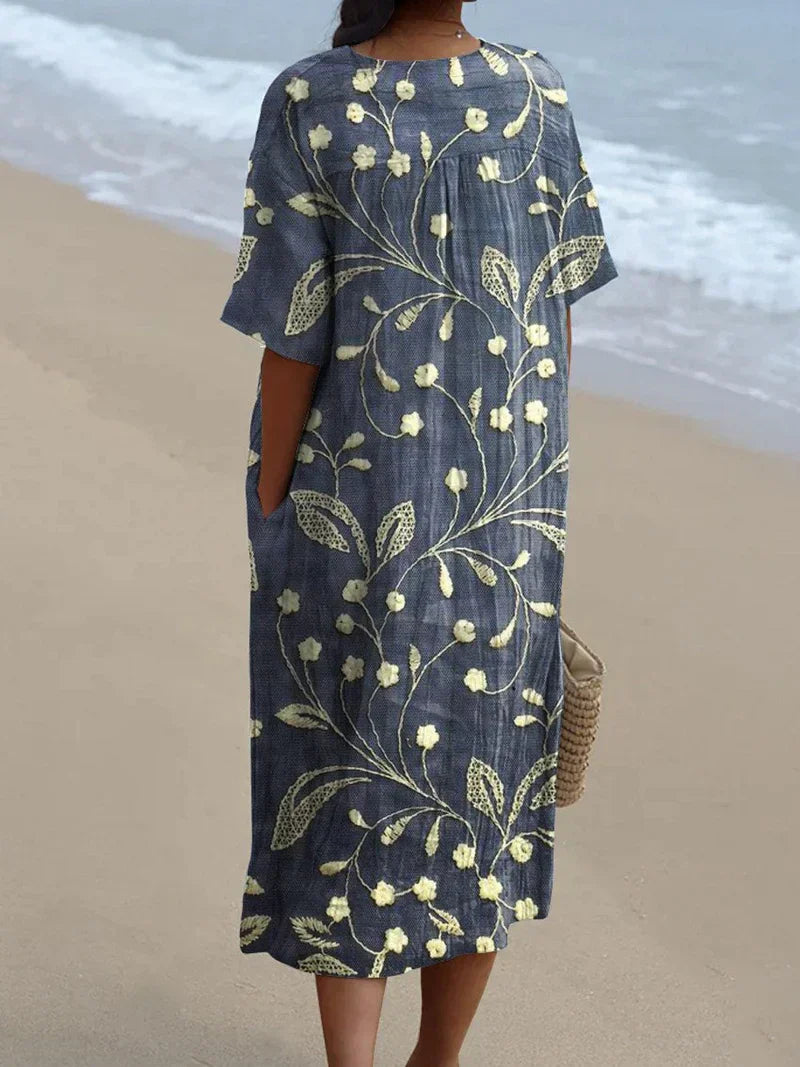 Robe femme à imprimé floral