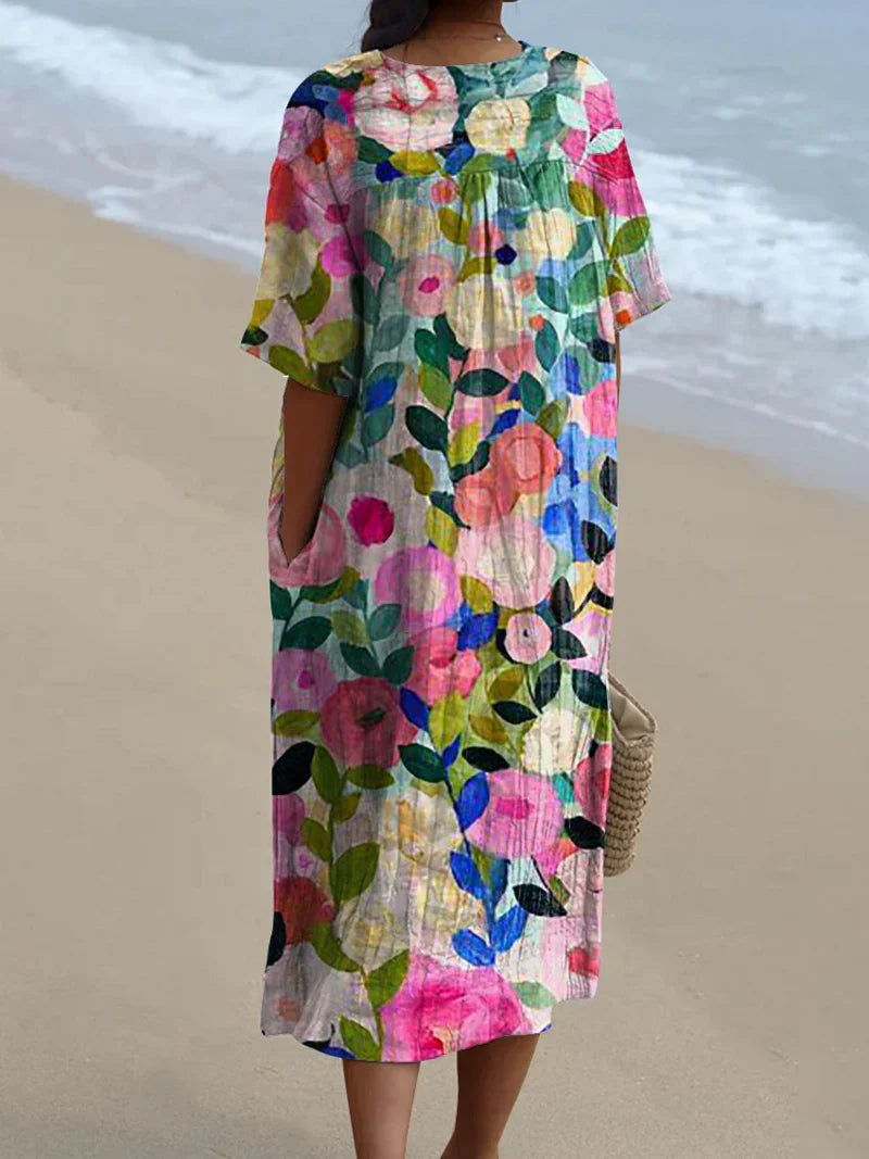 Robe femme à imprimé floral