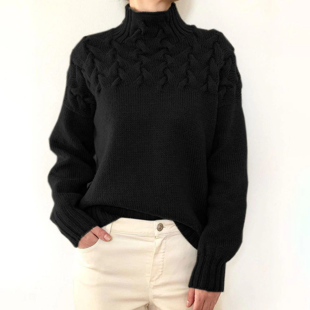Pull femme à nouer devant